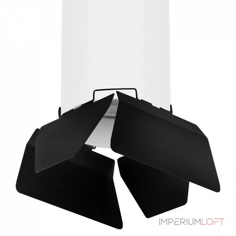 Накладной светильник Lightstar Rullo 3 R6496487 Цвет плафонов черно-белый