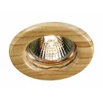 Встраиваемый светильник Novotech Wood 369713 Цвет арматуры коричневый от ImperiumLoft