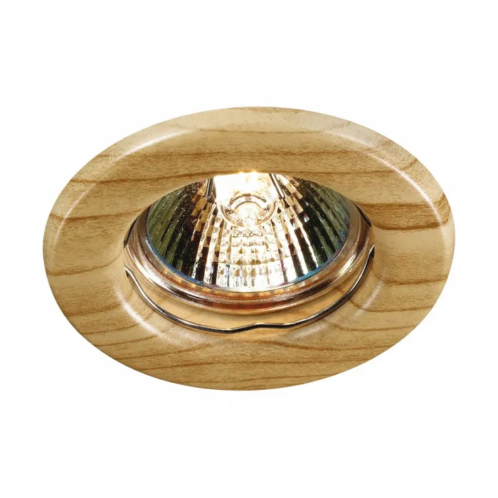 Встраиваемый светильник Novotech Wood 369713 Цвет арматуры коричневый от ImperiumLoft