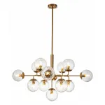 Люстра на штанге Indigo Cocoon 11008/13P Brass от ImperiumLoft