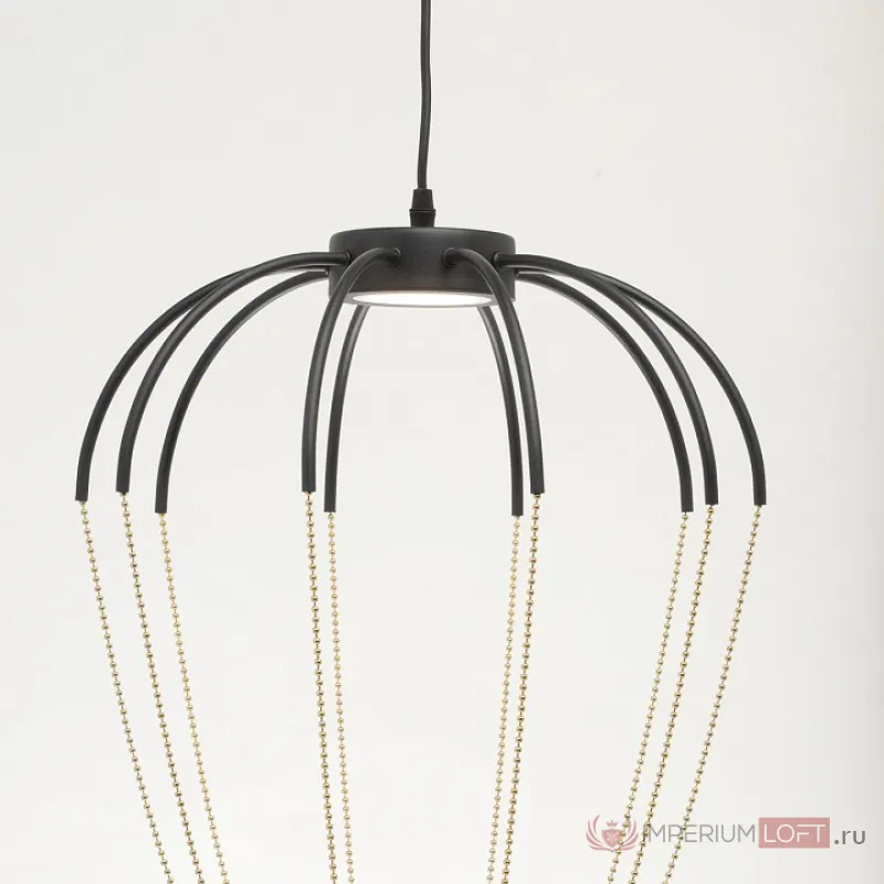 Подвесной светильник MW-Light Стелла 412010701 Цвет арматуры черный Цвет плафонов золото от ImperiumLoft
