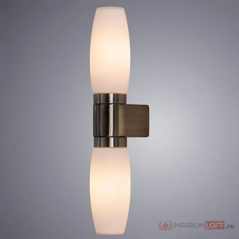 Светильник на штанге Arte Lamp Aqua-Bastone A1209AP-2AB Цвет плафонов белый Цвет арматуры бронза от ImperiumLoft