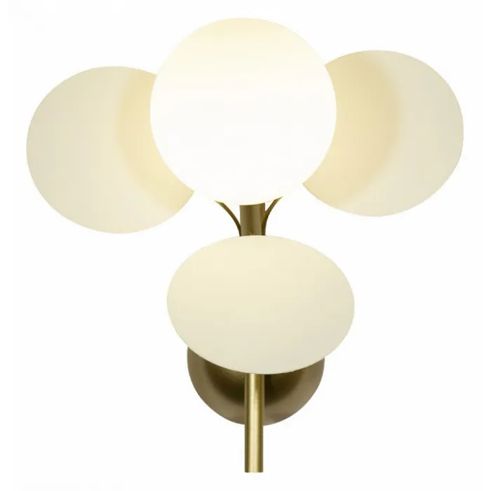 Бра Loft it Matisse 10008/1W white Цвет арматуры золото Цвет плафонов белый от ImperiumLoft