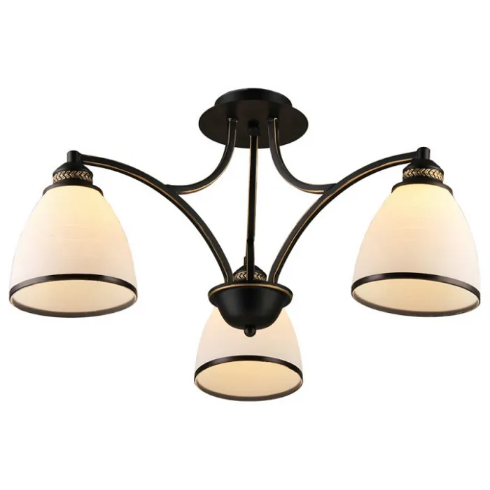 Потолочная люстра Imex 3296 MD.3296-3-S WENGE Цвет арматуры коричневый от ImperiumLoft