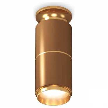 Накладной светильник Ambrella Techno Spot 223 XS6304190 Цвет арматуры золото Цвет плафонов коричневый