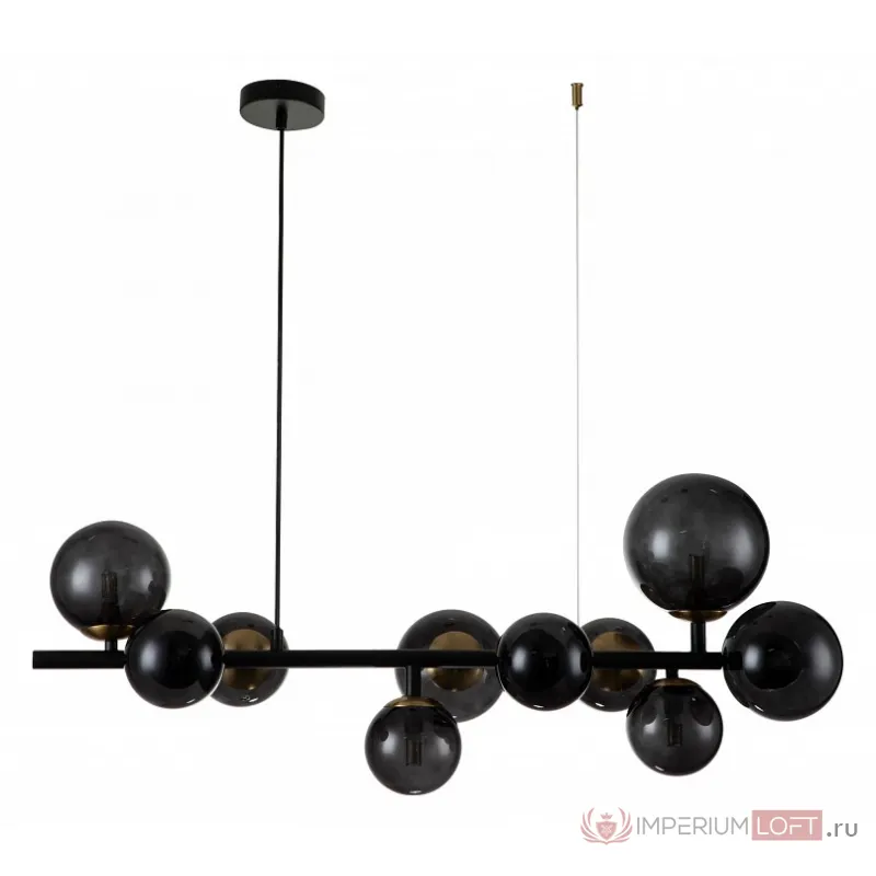 Подвесная люстра Indigo Molecola 11018/10P Black от ImperiumLoft