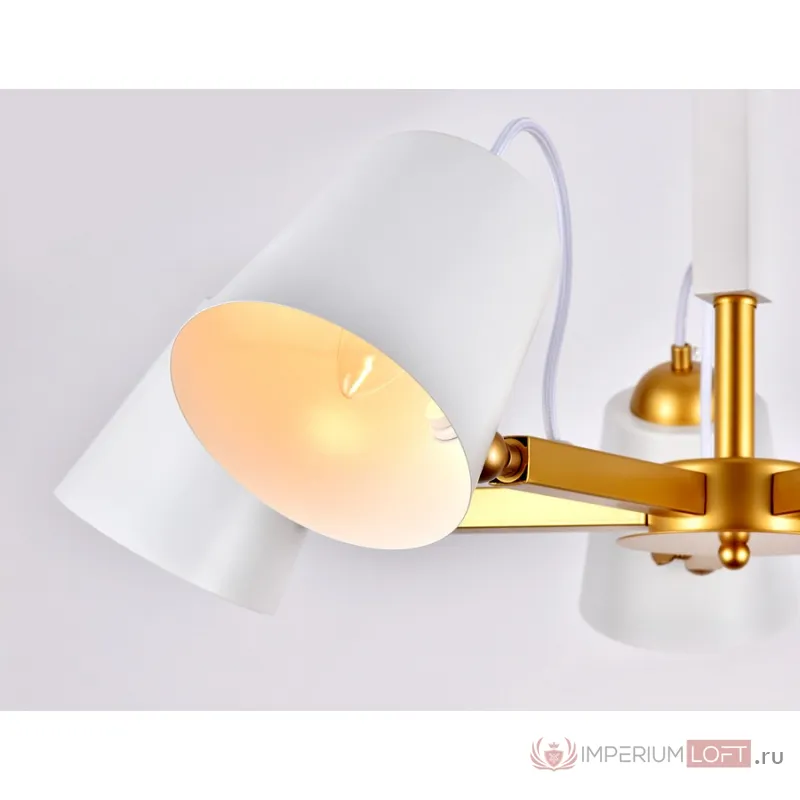 Люстра на штанге Ambrella Traditional 2 TR3101 Цвет плафонов белый Цвет арматуры золото от ImperiumLoft