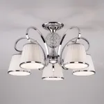 Потолочная люстра Eurosvet Tessa 60088/5 хром от ImperiumLoft