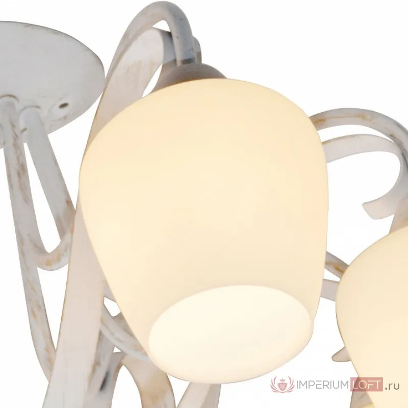 Потолочная люстра TopLight Abegail TL1133-8D Цвет арматуры золото Цвет плафонов белый от ImperiumLoft