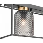 Накладной светильник Vele Luce Morrison VL5472L03 Цвет арматуры золото Цвет плафонов серый