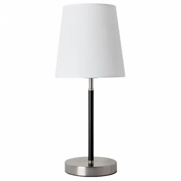 Настольная лампа декоративная Arte Lamp Rodos A2589LT-1SS Цвет плафонов белый Цвет арматуры никель