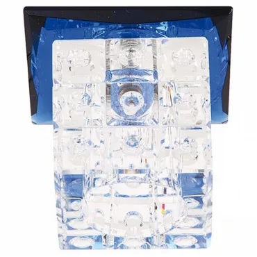Встраиваемый светильник Horoz Electric HRZ00000623 Цвет арматуры голубой Цвет плафонов прозрачный