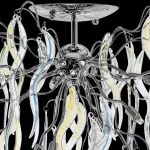 Люстра на штанге Lightstar Mocco 792124 Цвет арматуры хром Цвет плафонов желтый от ImperiumLoft