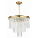 Люстра на штанге ST-Luce Corsia SL1230.302.06 Цвет арматуры Желтый Цвет плафонов Неокрашенный от ImperiumLoft