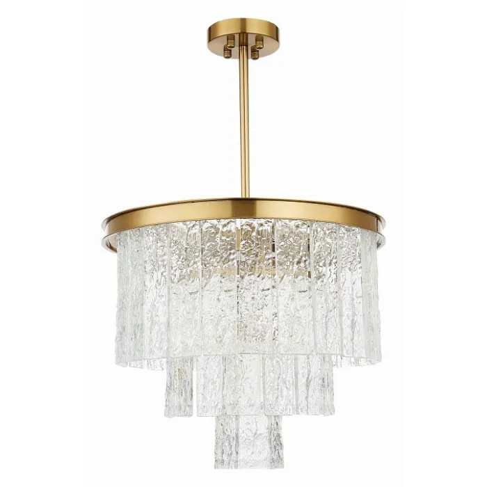 Люстра на штанге ST-Luce Corsia SL1230.302.06 Цвет арматуры Желтый Цвет плафонов Неокрашенный от ImperiumLoft