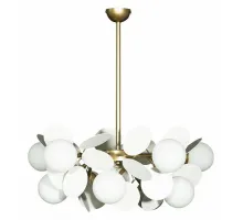 Подвесная люстра Loft it Matisse 10008/10 white Цвет арматуры золото Цвет плафонов белый