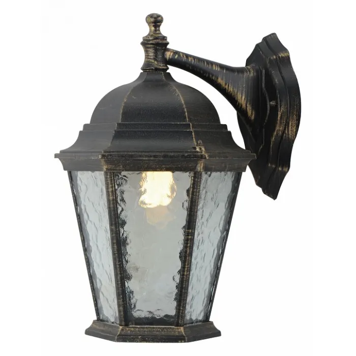 Светильник на штанге Arte Lamp Genova A1202AL-1BN Цвет арматуры золото Цвет плафонов прозрачный от ImperiumLoft