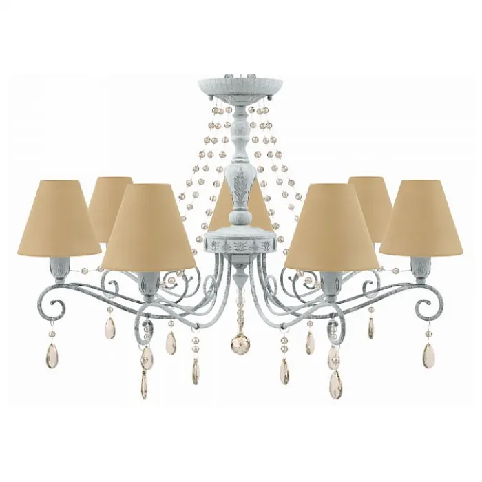 Подвесная люстра Lamp4You Provence 24 E4-07-G-LMP-O-23-CRL-E4-07-CH-UP Цвет плафонов желтый от ImperiumLoft