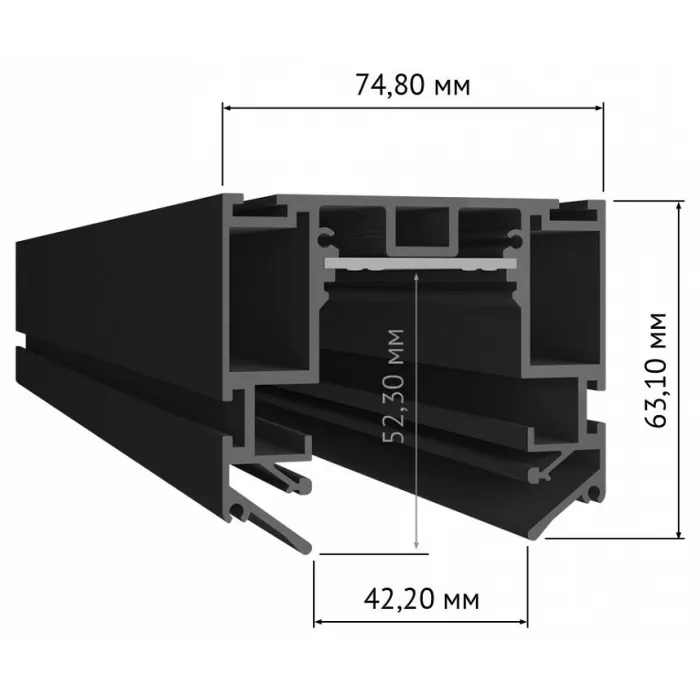 Трек встраиваемый DesignLed SY SY-601201-CL-2-WH от ImperiumLoft