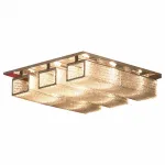 Накладной светильник Lussole Lariano LSA-5407-09 Цвет арматуры хром Цвет плафонов прозрачный от ImperiumLoft