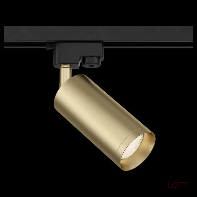 Светильник на штанге Maytoni Track lamps 2 TR004-1-GU10-MG Цвет арматуры латунь Цвет плафонов латунь
