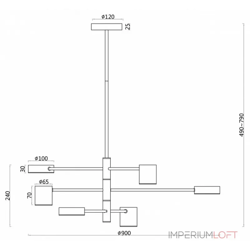 Подвесной светильник F-promo Ducan 3094-6P