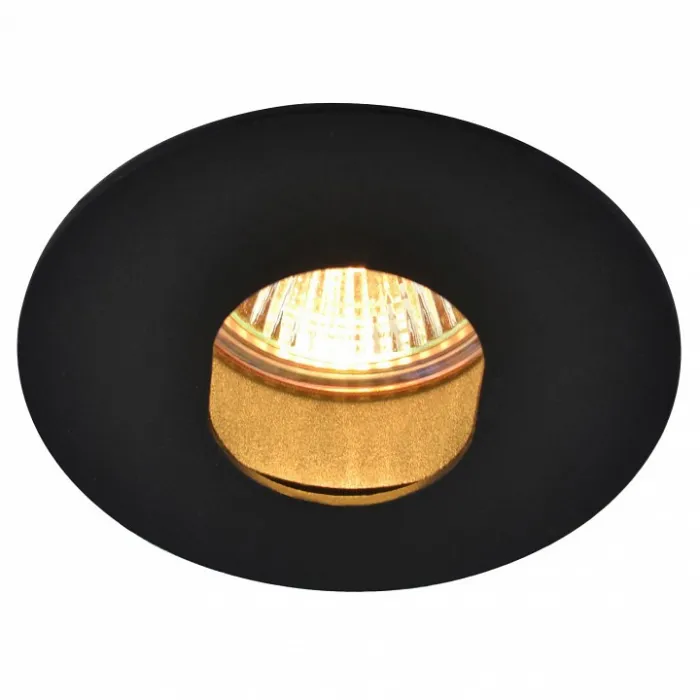 Встраиваемый светильник Arte Lamp Accento A3219PL-1BK Цвет арматуры черный Цвет плафонов черный от ImperiumLoft