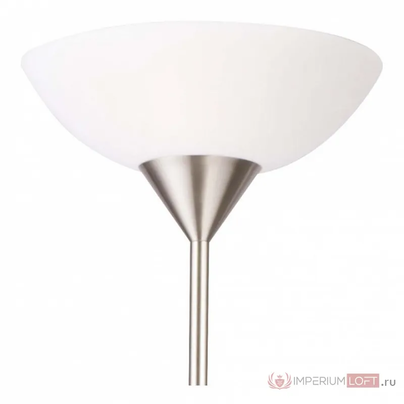 Торшер с подсветкой Arte Lamp Duetto A9569PN-2SS Цвет арматуры серебро Цвет плафонов белый от ImperiumLoft