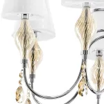 Подвесная люстра Lightstar Escica 806080 Цвет арматуры янтарный Цвет плафонов янтарный от ImperiumLoft