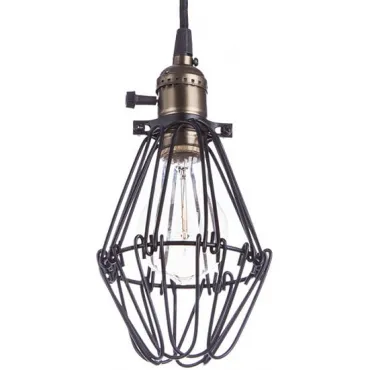 Подвесной светильник Divinare Corsetto 2247/03 SP-1 Цвет плафонов черный Цвет арматуры бронза