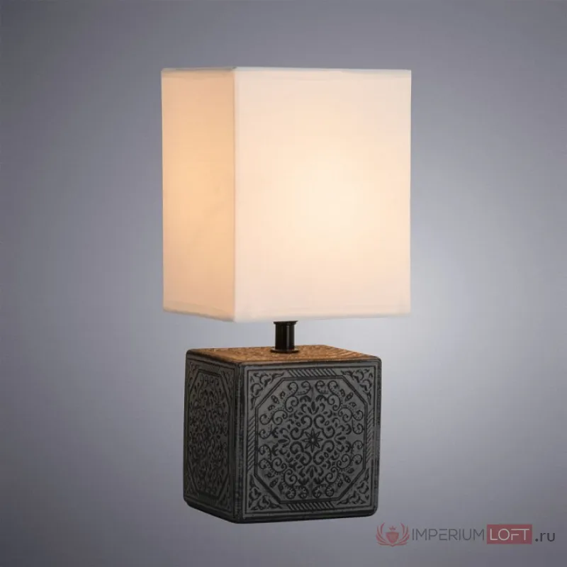 Настольная лампа декоративная Arte Lamp Fiori A4429LT-1BA Цвет плафонов черный Цвет арматуры черный от ImperiumLoft