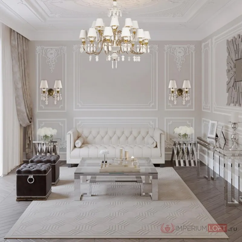 Бра Loft it Grace 10203/1W White от ImperiumLoft