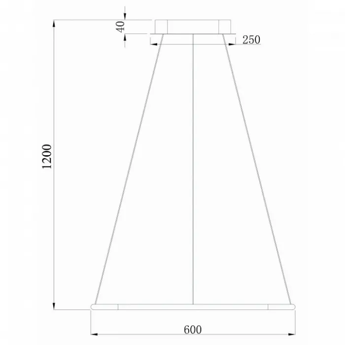 Подвесной светильник Donolux 111024 S111024/1SQ 45W Black Out от ImperiumLoft