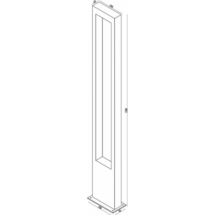 Наземный высокий светильник Maytoni Bonn O425FL-L20GF от ImperiumLoft