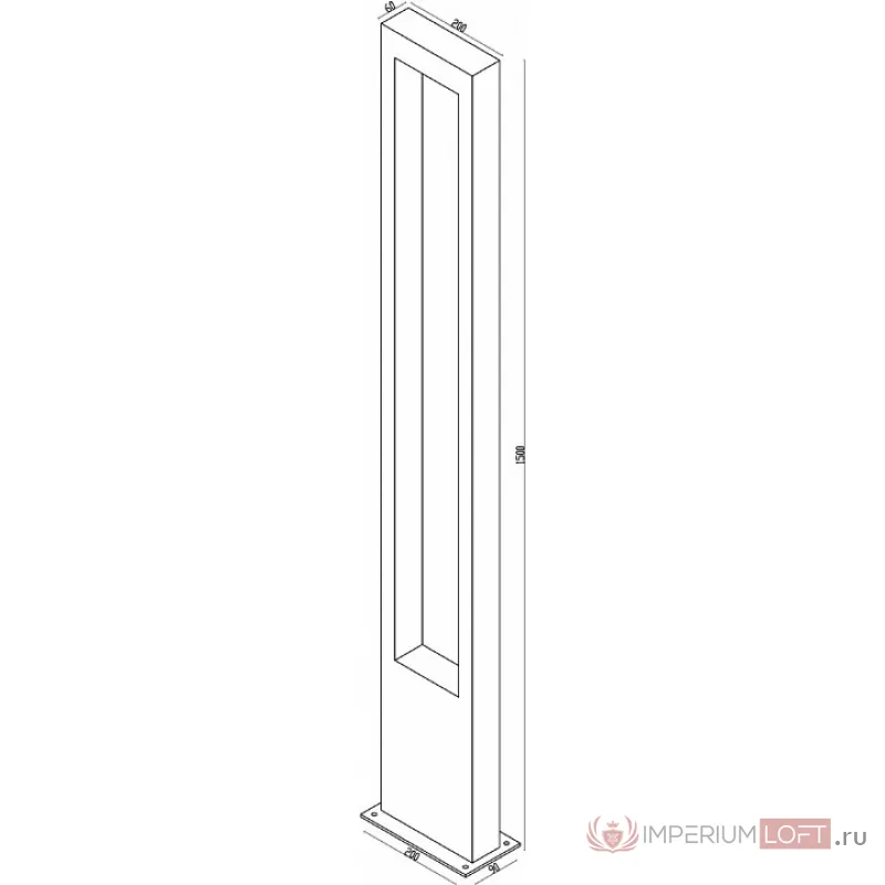 Наземный высокий светильник Maytoni Bonn O425FL-L20GF от ImperiumLoft