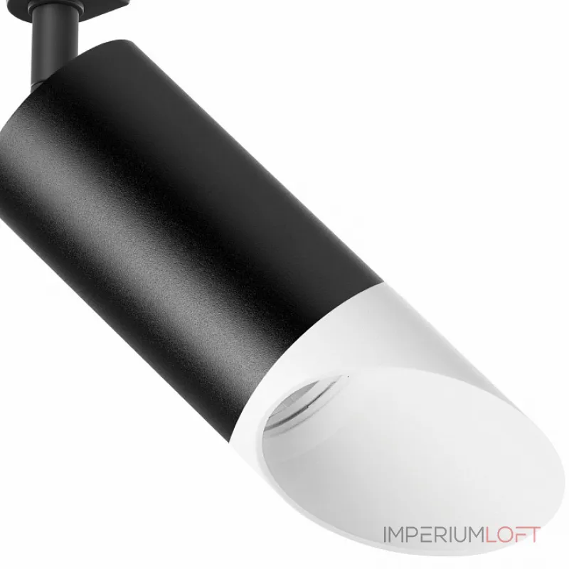 Светильник на штанге Lightstar Rullo R1T43736 Цвет плафонов черно-белый Светильник на штанге Lightstar Rullo R1T43736 Цвет плафонов черно-белый
