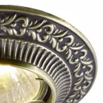 Встраиваемый светильник Arte Lamp Occhio A5280PL-1AB Цвет арматуры бронза Цвет плафонов белый от ImperiumLoft