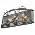 Бра Vele Luce Stradivario 742 VL4104W03 Цвет арматуры никель Цвет плафонов черный от ImperiumLoft