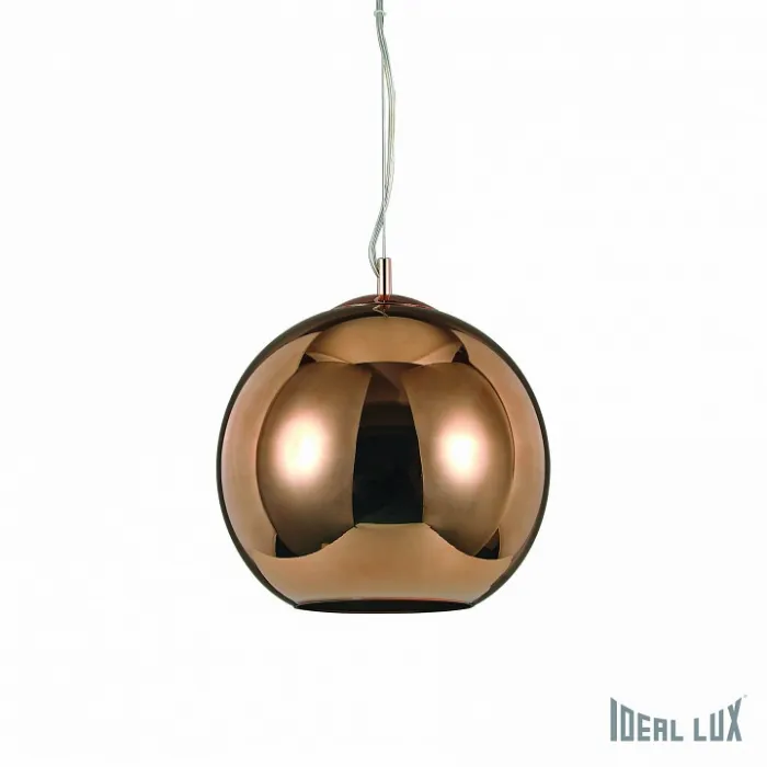 Подвесной светильник Ideal Lux Nemo NEMO SP1 D30 RAME Цвет арматуры хром Цвет плафонов медь от ImperiumLoft