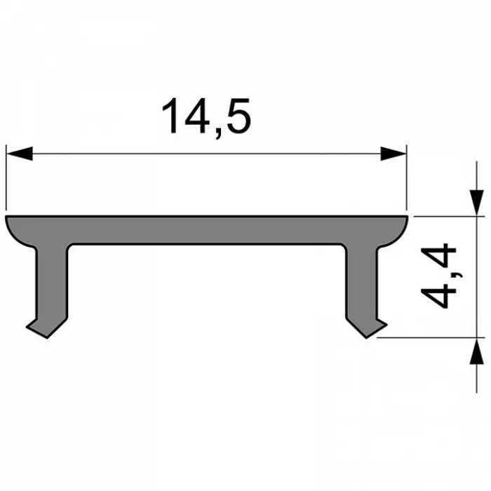Профиль накладной  Deko-Light P-01-10 983061 от ImperiumLoft