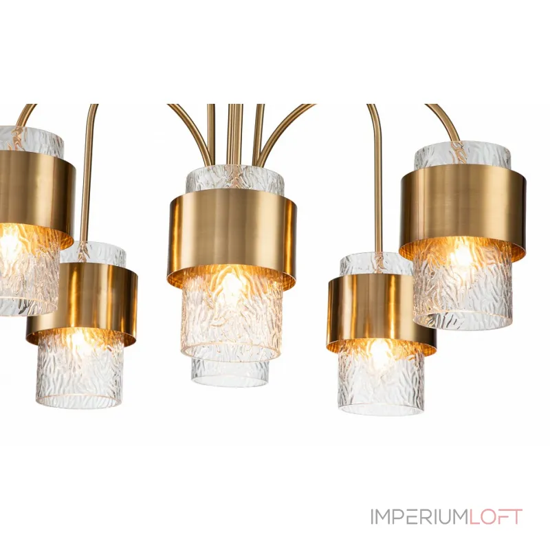 Подвесная люстра Indigo Eleganza 12019/A/6P Brass Подвесная люстра Indigo Eleganza 12019/A/6P Brass
