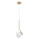 Подвесной светильник Arte Lamp Bolla-Unica A1924SP-1AB Цвет арматуры Коричневый Цвет плафонов Белый от ImperiumLoft