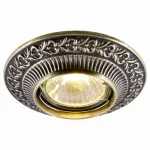 Встраиваемый светильник Arte Lamp Occhio A5280PL-1AB Цвет арматуры бронза Цвет плафонов белый от ImperiumLoft
