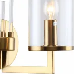 Бра Stilfort Vase 1046/05/01W Цвет плафонов серый Цвет арматуры золото