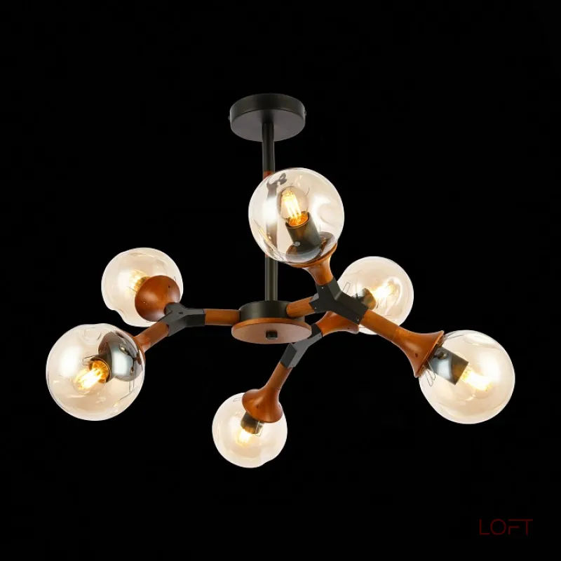 Люстра на штанге EVOLUCE Raquel SLE109402-06 