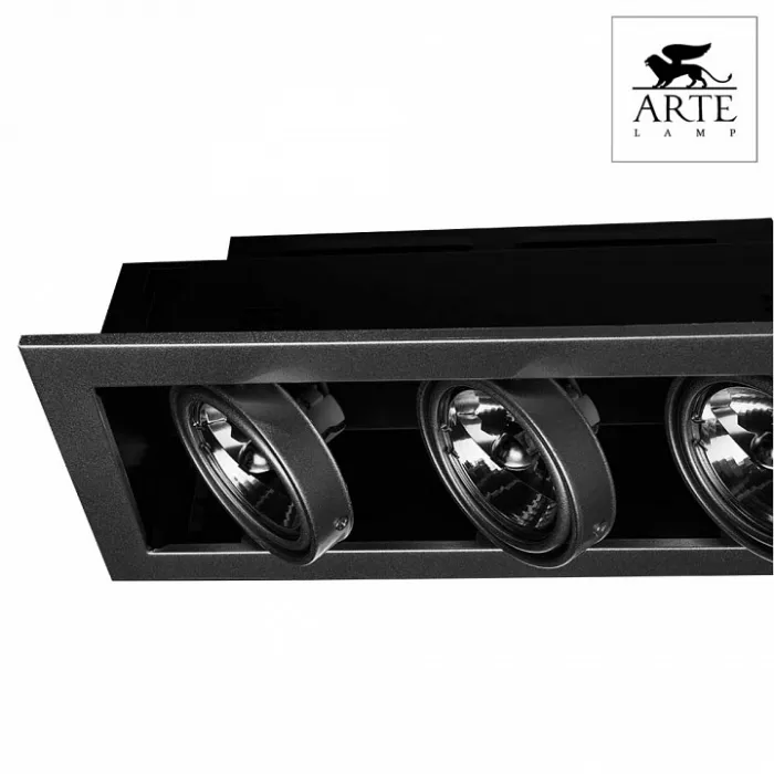 Встраиваемый светильник Arte Lamp Technika 2 A5930PL-3SI Цвет арматуры серебро Цвет плафонов серебро от ImperiumLoft