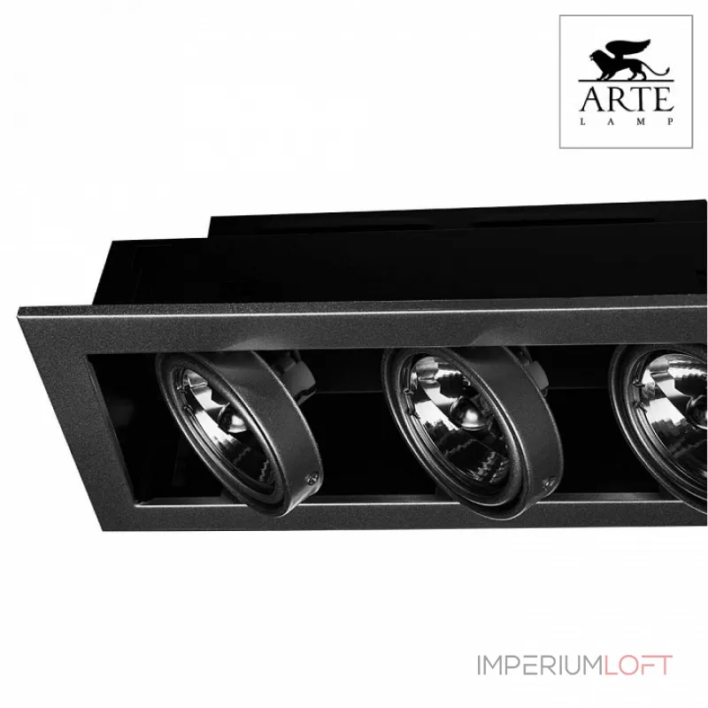 Встраиваемый светильник Arte Lamp Technika 2 A5930PL-3SI Цвет арматуры серебро Цвет плафонов серебро