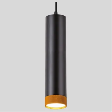 Подвесной светильник Eurosvet Tony 50164/1 LED черный/золото Цвет плафонов золото Цвет арматуры черный