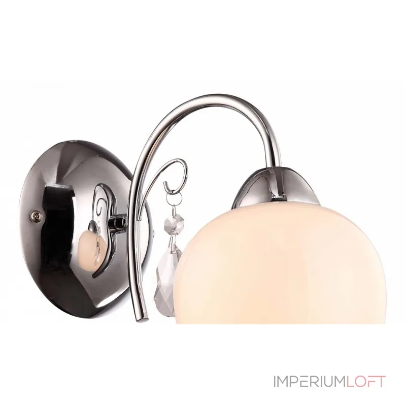 Бра Arte Lamp Millo A9548AP-1CC Цвет арматуры хром Цвет плафонов белый