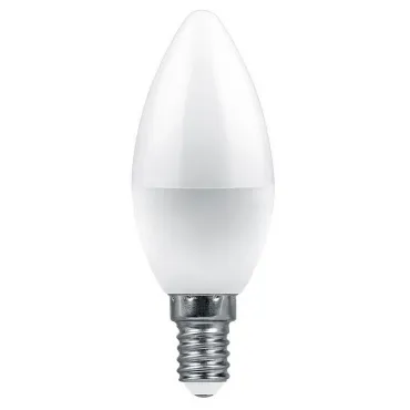 Лампа светодиодная Feron LB-1309 E14 9Вт 2700K 38059 Цвет арматуры хром Цвет плафонов прозрачный